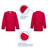 EALER H80 Series Blank Ice Hockey Practice Jersey for Men and Boy - Senior and Junior - Adult and Youth Red view 3