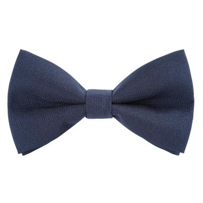 WELROG Classic Pre-Tied Bow Tie for Children & Adults Solid Color Adjustable Bowtie(Denim)