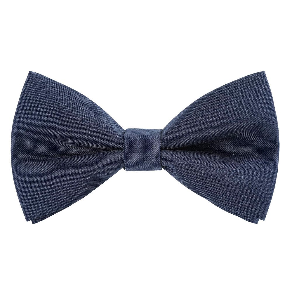WELROG Classic Pre-Tied Bow Tie for Children & Adults Solid Color Adjustable Bowtie(Denim)