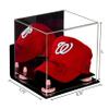 Better Display Cases Acrylic Baseball Cap Display Case with Mirror, Wall Mount, Pink Risers and Black Base (A006/V21) view 2