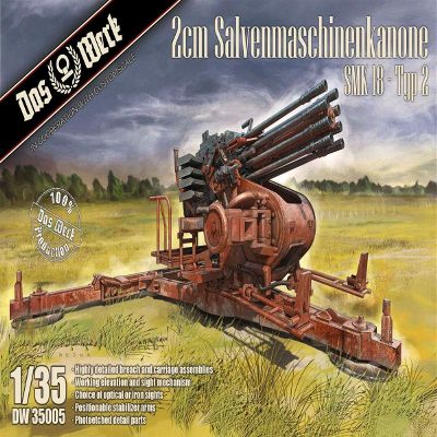 Das Werk DW35005 1/35 2 cm Salve Machine Cannon SMK Type 2
