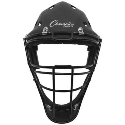 Champion Sports Hockey Style Catcher's Helmet Mask - Adult/Youth Sizes - High-Impact ABS Construction Catcher's Mask - Ventilation Holes - Foam Liner - Adjustable - Reinforced Cage - NOCSAE and SEI