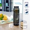 Leifheit Tritan Flip 550 ml Drinking Bottle, Tritan, Black, 17.5 x 17.5 x 24.5 cm view 2
