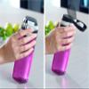 Leifheit Tritan Flip 550 ml Drinking Bottle, Tritan, purple, 17.5 x 17.5 x 24.5 cm view 3