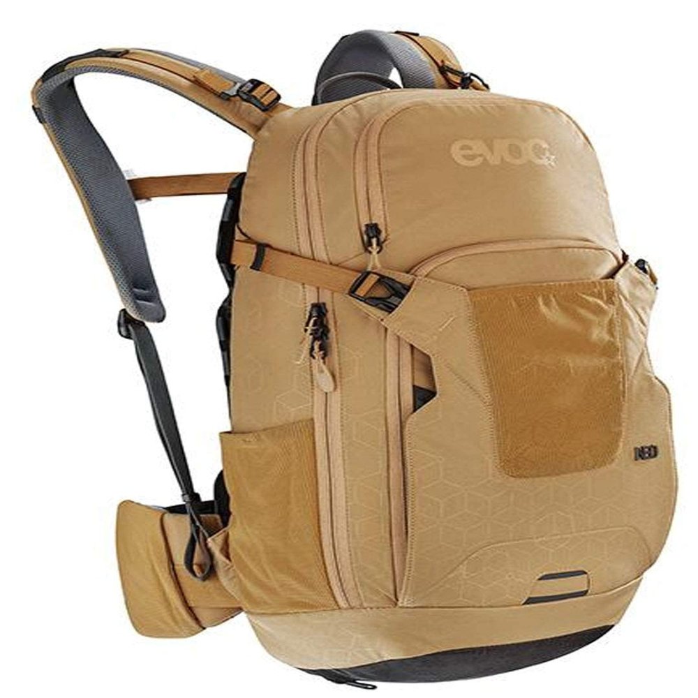 Evoc NEO 16L Gold L/XL Protector Pack with Integrated Airshield (Gold, L-XL)