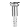 thru hull fittings for boats - Straight Thru-Hull Valve Fitting 3/4" Stainless Steel Marine Barbed Hose Fittings for Boats Yachts Car Trailer Barbed Drain Thru-Hull Fitting Hose Barb Thru Drain view 1