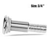 thru hull fittings for boats - Straight Thru-Hull Valve Fitting 3/4" Stainless Steel Marine Barbed Hose Fittings for Boats Yachts Car Trailer Barbed Drain Thru-Hull Fitting Hose Barb Thru Drain view 2