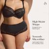 Sculptresse by Panache Women's Estel Highwaist Brief (9684),4XL,Honey view 3