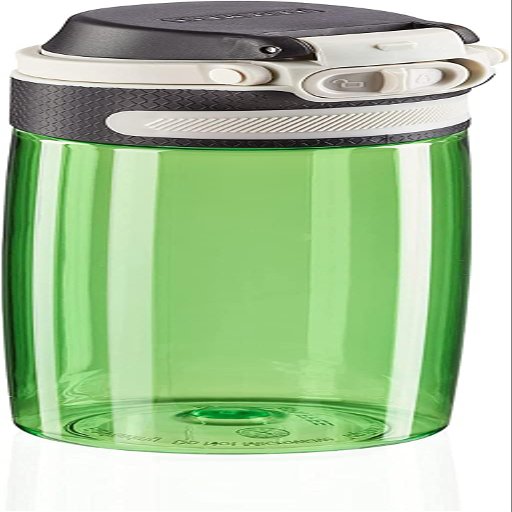Leifheit Tritan Bottle Flip 550 ml, 100% Leak-Proof Sports Bottle, One Hand Opening, Lightweight and Shatterproof Water Bottle, Fruit Filter, Sustainable Water Bottle, BPA-Free, Kiwi