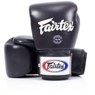 Fairtex BGV1BR Muay Thai Boxing Breathable Gloves for Men, Women, Kids | MMA Gloves, Kickboxing, Gym, Workout | Premium Quality, Light Weight & Shock Absorbent 12 oz Boxing Gloves-Blue