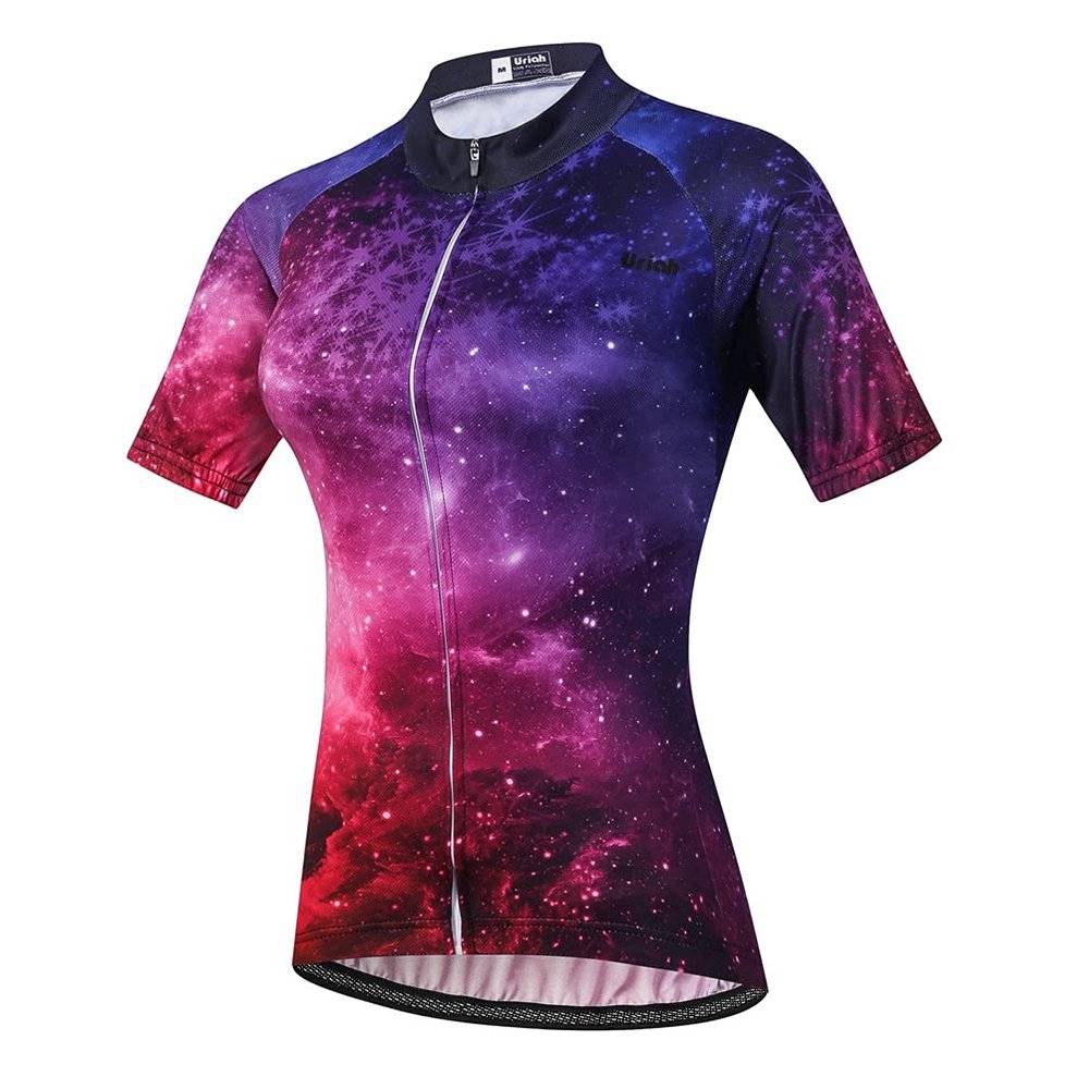 Uriah Women's Cycling Jersey Short Sleeve Amazing Space Size XXXL(CN)