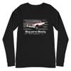 1987 Chevy K10 Silverado Square Body Vintage Pickup Truck Mens Long Sleeve Shirt view 2