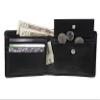 Guess Men's Leather Slim Bifold Wallet, Charcoal/Black, One Size view 2