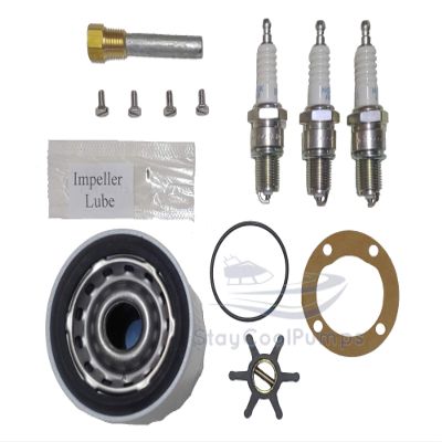 StayCoolPumps SCP-W2w3sp Maintenance Service Kit for Westerbeke Marine Gas Generators 5.0BCGB 7.0BCG 7.0BCGA 7.0BCGB 3.75BCGB 4.5BCG 4.5BCGB 5.0BCG