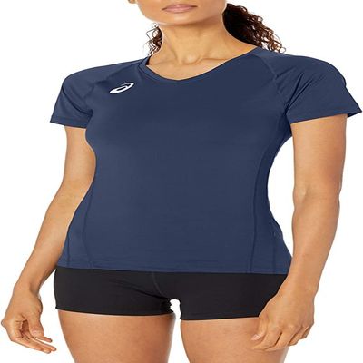 Asics 2054A01950S Y Spin Serve Volleyball Jersey Ls Team Navy S
