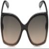 Jessica Simpson Women's J5796 Glittered Oversized Butterfly Sunglasses with UV400 Protection - Glamorous Sunglasses for Women, 57mm view 2