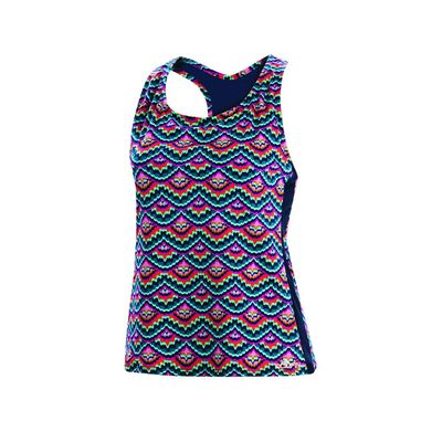 Dolfin Aquashape Feathers Racerback Tankini Top Multi