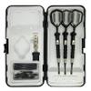 Sure Grip Viper Black Soft Tip Darts with Dart Case & Accessories Choice of Flights 16 or 18 Grams Plus I Love Darts Bracelet (Dimplex Clear, 18g) view 2