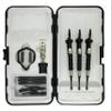 sure grip Viper Black Soft Tip Darts with Dart Case & Accessories Choice of Flights 16 or 18 Grams Plus I Love Darts Bracelet (Dimplex Clear, 16g) view 3
