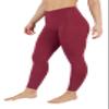 90 Degree By Reflex Power Flex Yoga Pants - High Waist Squat Proof Ankle Leggings with Pockets for Women - Royal Kir - Small view 2