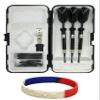 sure grip Viper Black Soft Tip Darts with Dart Case & Accessories Choice of Flights 16 or 18 Grams Plus I Love Darts Bracelet (Harrows Optix Slim, 16g) view 1