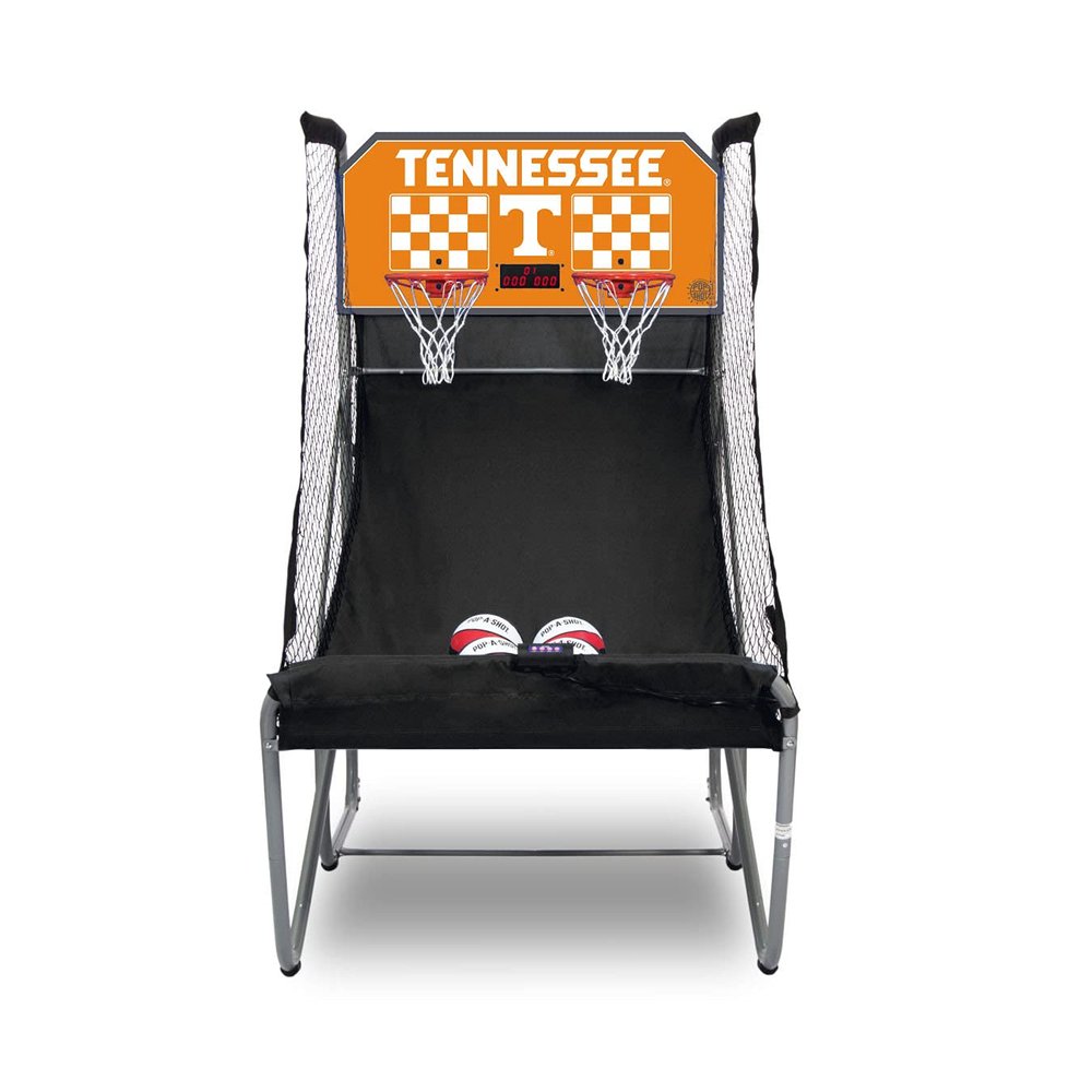 Pop-A-Shot - Home Dual Shot with Tennessee Volunteers NCAA Graphics l Sensor Scoring l 16 Game Modes l 7 Balls l Foldable Storage l for All NCAA Fans