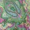 Pashmina & Silk Mulberry Silk Traditional Square Scarf Shruti Sage view 3
