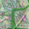Pashmina & Silk Mulberry Silk Traditional Square Scarf Shruti Sage view 4