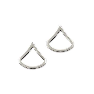 Law Enforcement/Police Private First Class Nickel Rank Pin 3/4" Pair