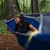 ENO SkyLite Hammock - 1 Person Flat, Portable Hammock - Integrated Bug Net - for Camping, Hiking, Backpacking, Travel, Festival, or The Beach - Pacific view 2