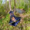 ENO SkyLite Hammock - 1 Person Flat, Portable Hammock - Integrated Bug Net - for Camping, Hiking, Backpacking, Travel, Festival, or The Beach - Pacific view 3