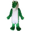 Green Crocodile Costume Mascot Cartoon Fancy Dress view 1