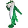Green Crocodile Costume Mascot Cartoon Fancy Dress view 2