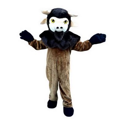 Antelope Cartoon Costume Mascot Plush with Mask for Adult Cosplay Party Halloween Dress Up