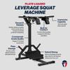 Titan Fitness Leverage Squat Machine, Calf Raise Machine, Hack Squat Machine & Leg Press Machine for Lower Body Training, Rated 1,000 LB, for Glutes, Hamstrings, Quadriceps, Calves & Thighs view 2