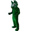 Green Horse Cartoon Costume Mascot Plush with Mask for Adult Cosplay Party Halloween Dress Up view 4
