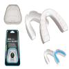 COOLLO SPORTS Boil and Bite Mouth Guard DC Custom Fit Sport Mouthpiece for Karate, Martial Arts, Wrestling, Boxing, MMA (Free Case Included!) -Adult Size (Adult -Ages 11 & Above, Trans. & White) view 1