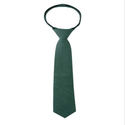 Spring Notion Boys' Linen Blend Zipper Necktie Forest Green Large