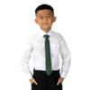 Spring Notion Boys' Linen Blend Zipper Necktie Forest Green Large view 4