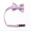 Spring Notion Men's Linen Blend Bow Tie Dusty Lavender view 2
