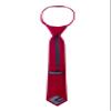 Spring Notion Boys' Linen Blend Zipper Necktie Burgundy Medium view 2