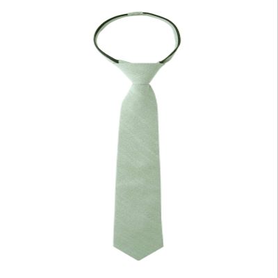 Spring Notion Boys' Linen Blend Zipper Necktie Sage Medium