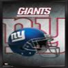 Trends International NFL New York Giants - Helmet 16 Wall Poster, 14.725" x 22.375", Black Framed Version view 1