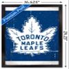 Trends International NHL Toronto Maple Leafs - Retro Logo 16 Wall Poster, 14.725" x 22.375", Black Framed Version view 3