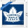 Trends International NHL Toronto Maple Leafs - Retro Logo 16 Wall Poster, 14.725" x 22.375", White Framed Version view 3