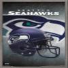Trends International NFL Seattle Seahawks - Helmet 16 Wall Poster, 22.375" x 34", Barnwood Framed Version view 1