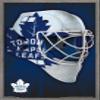 Trends International NHL Toronto Maple Leafs - Mask 16 Wall Poster, 22.375" x 34", Barnwood Framed Version view 1