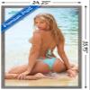 Trends International Sports Illustrated: Swimsuit Edition - Vital Sidorkina 17 Wall Poster, 22.375" x 34", Barnwood Framed Version view 3