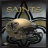 Trends International NFL New Orleans Saints - Helmet 16 Wall Poster, 14.725" x 22.375", Black Framed Version view 1
