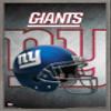 Trends International NFL New York Giants - Helmet 16 Wall Poster, 22.375" x 34", Barnwood Framed Version view 1